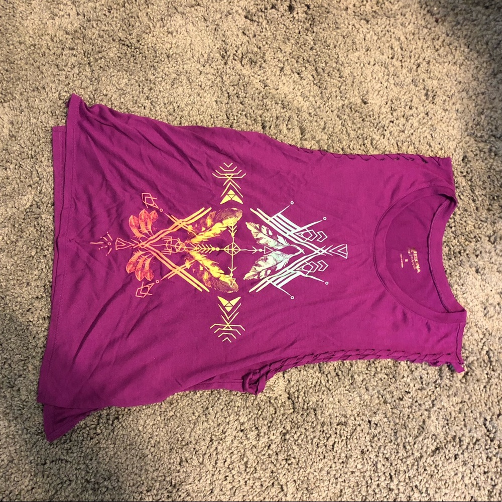 Purple tank top